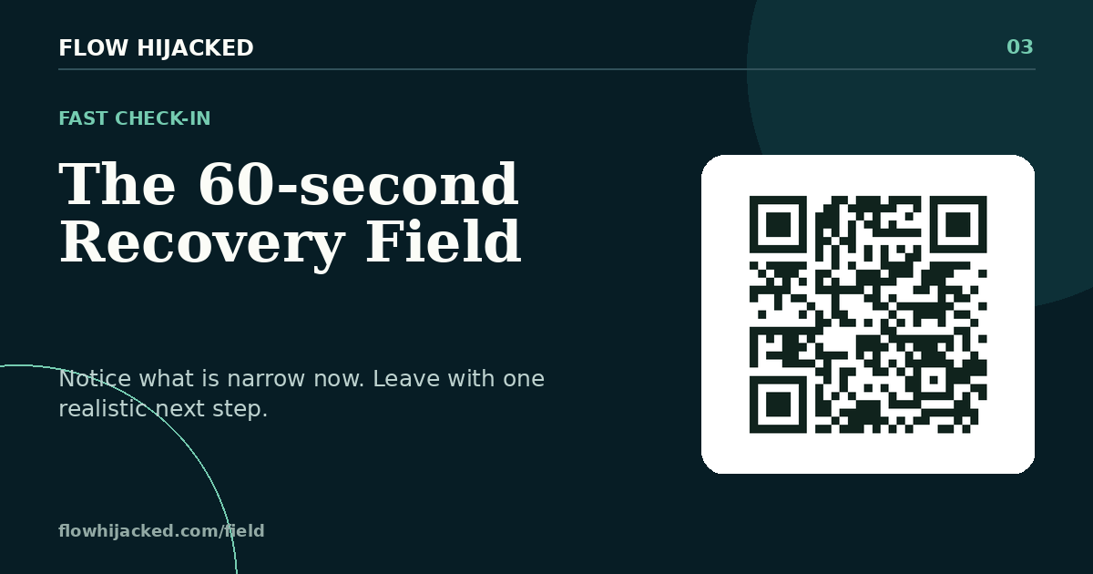 The 60-second Recovery Field